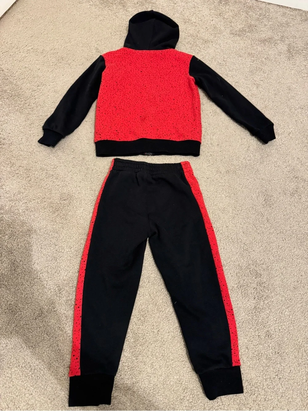 Nike Jordan Jordan Boys Air Speckle - Black, Red Size 4T